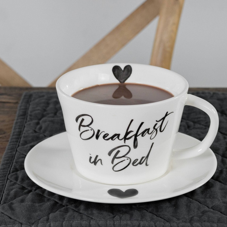 Set 2 tazze colazione Cuori — Simple Day