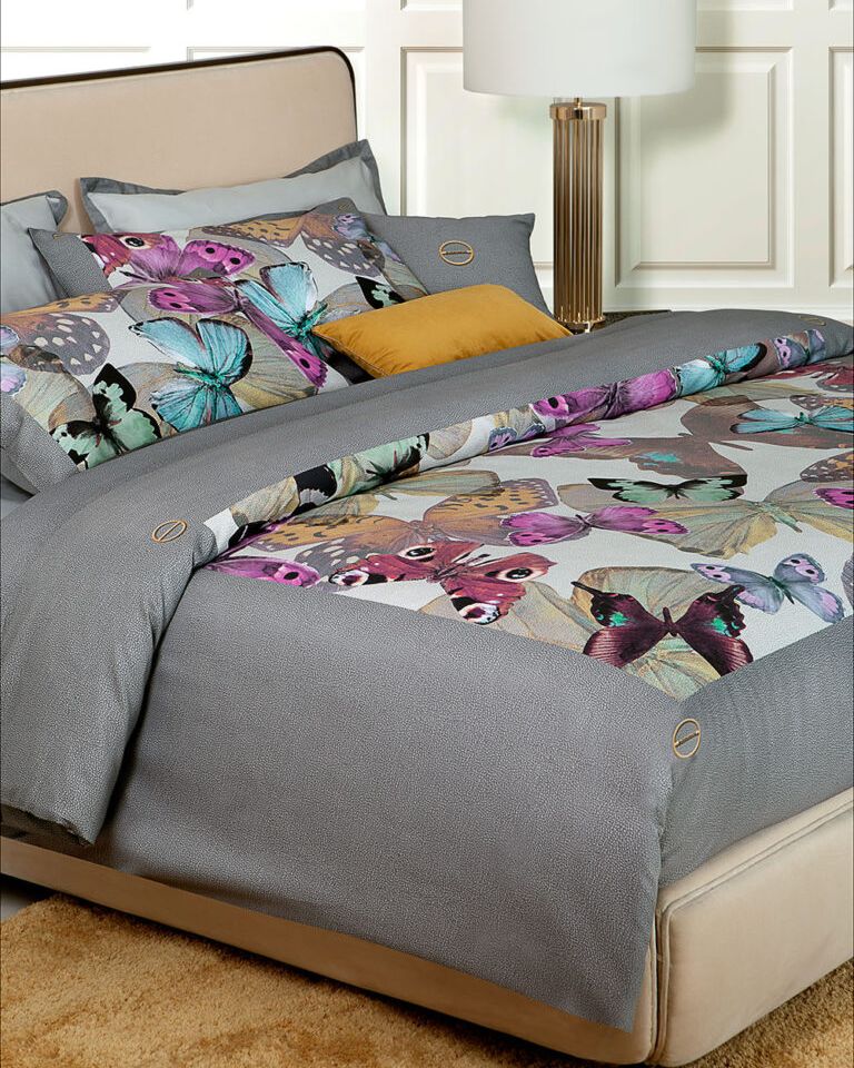 Completo copripiumino BUTTERFLY Borbonese
