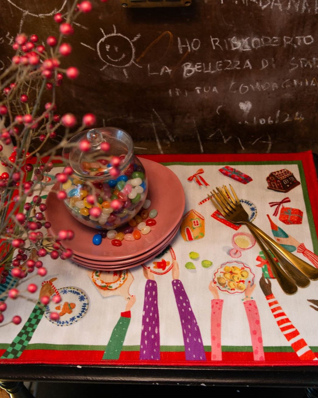 Hand On XMas MyMat Set 2 Tovagliette