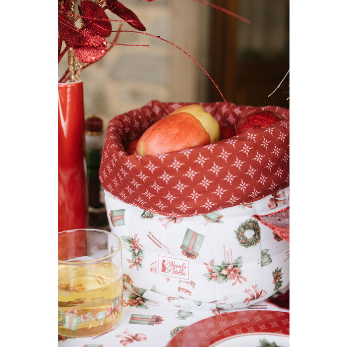 Cestino Portapane Storia di Natale