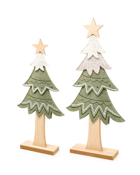 Set 2 Decorazioni Albero