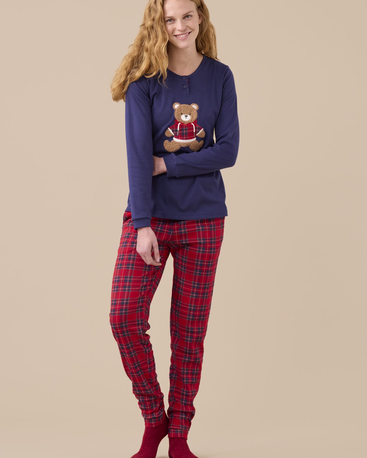 Bear Pigiama Donna in Caldo Cotone