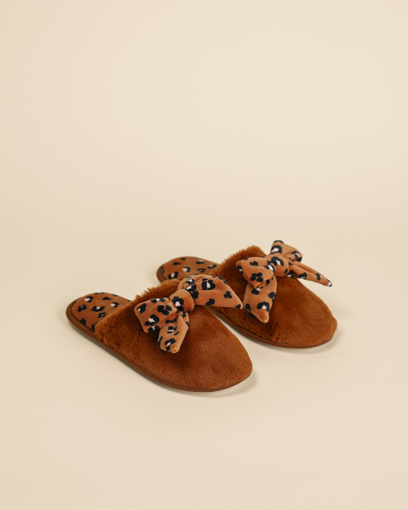 Pantofola Donna in Eco-Pelliccia e Ciniglia