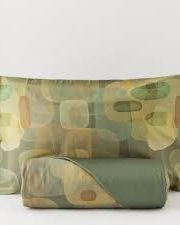 Aqua Completo Lenzuola Copriletto Eucalipto