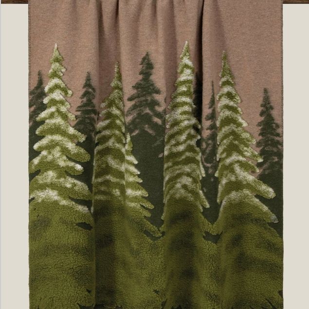 Bosco Verde - Plaid con Punto Cavallo