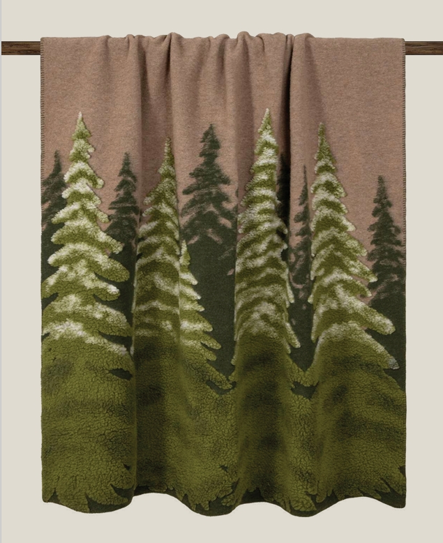 Bosco Verde - Plaid con Punto Cavallo