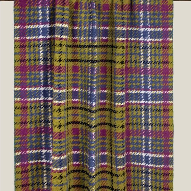 Tartan Lemon - Plaid Collezione Mary Rose con Punto Cavallo