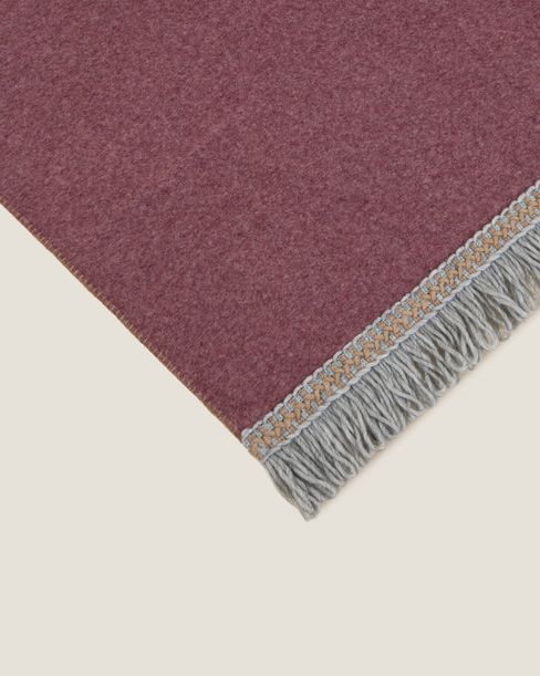 Rousseau Lava - Plaid con Frange in Soft Bamboo GRS