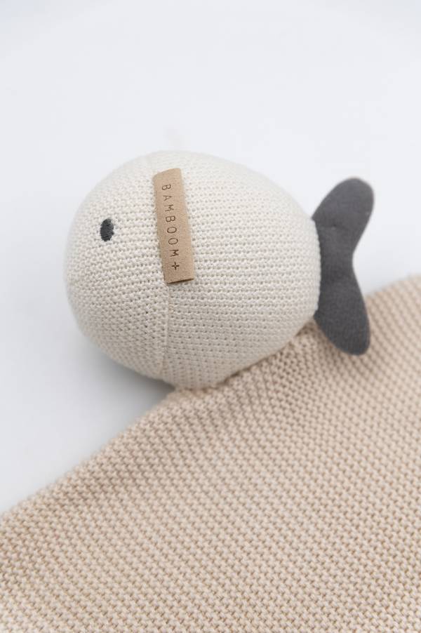 Doudou, fatto a Maglia - Fish - Sabbia 09