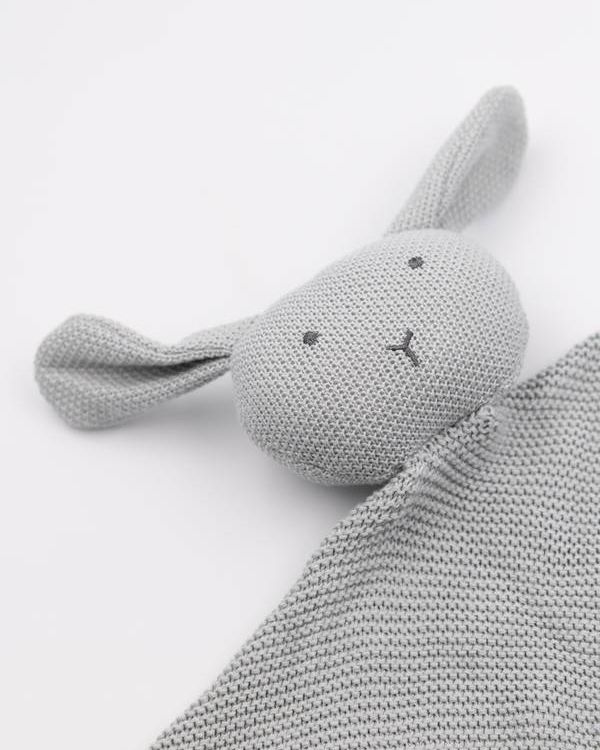 Doudou, fatto a Maglia- Rabbit - BLU 07