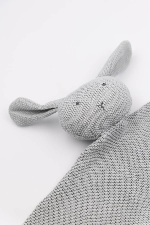 Doudou, fatto a Maglia- Rabbit - BLU 07