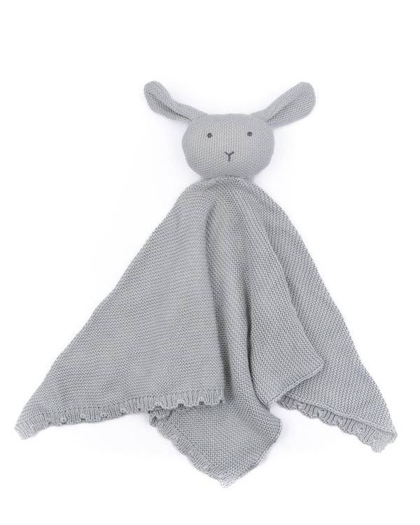 Doudou, fatto a Maglia- Rabbit - BLU 07