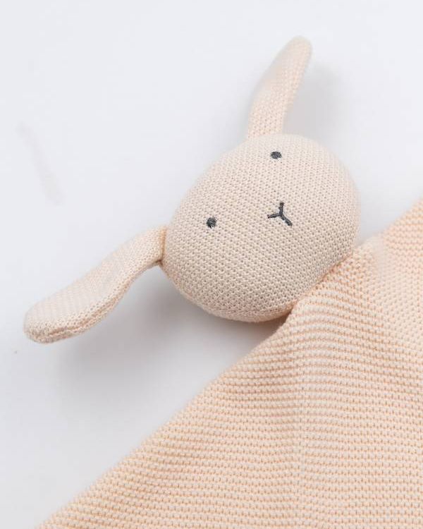 Doudou, fatto a Maglia- Rabbit - ROSA 04
