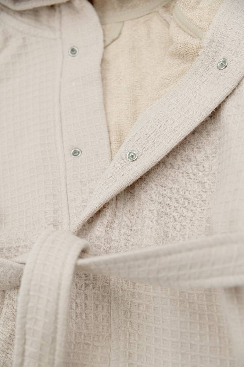 Accappatoio Waffle - WARM WHITE 345