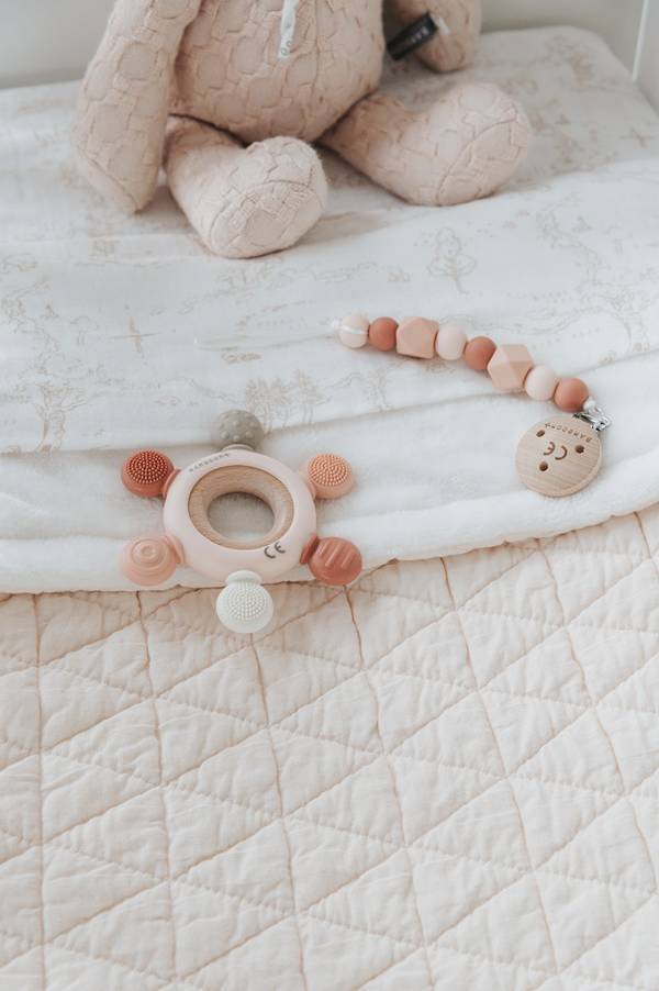 Massaggiagengive legno & silicone Timone - ROSA 04