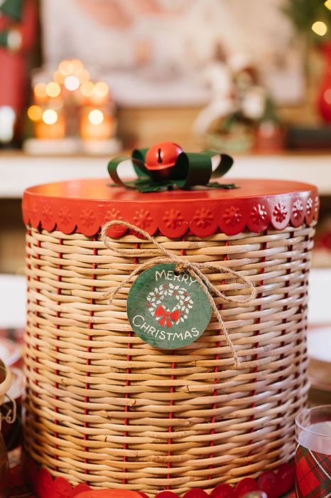 Set 2 Decorazioni Pacchetto Regalo