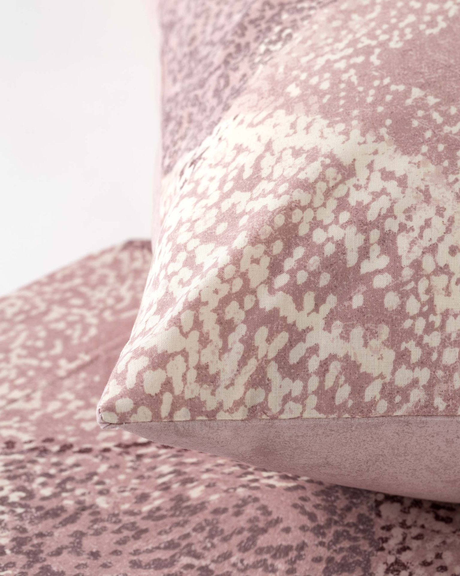 Nori Rosa Completo Letto Matrimoniale in Cotone