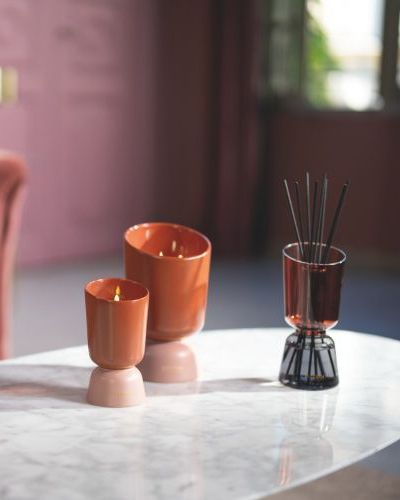 Iconic Color Candela profumata ricaricabile 220g Teck & Tonka