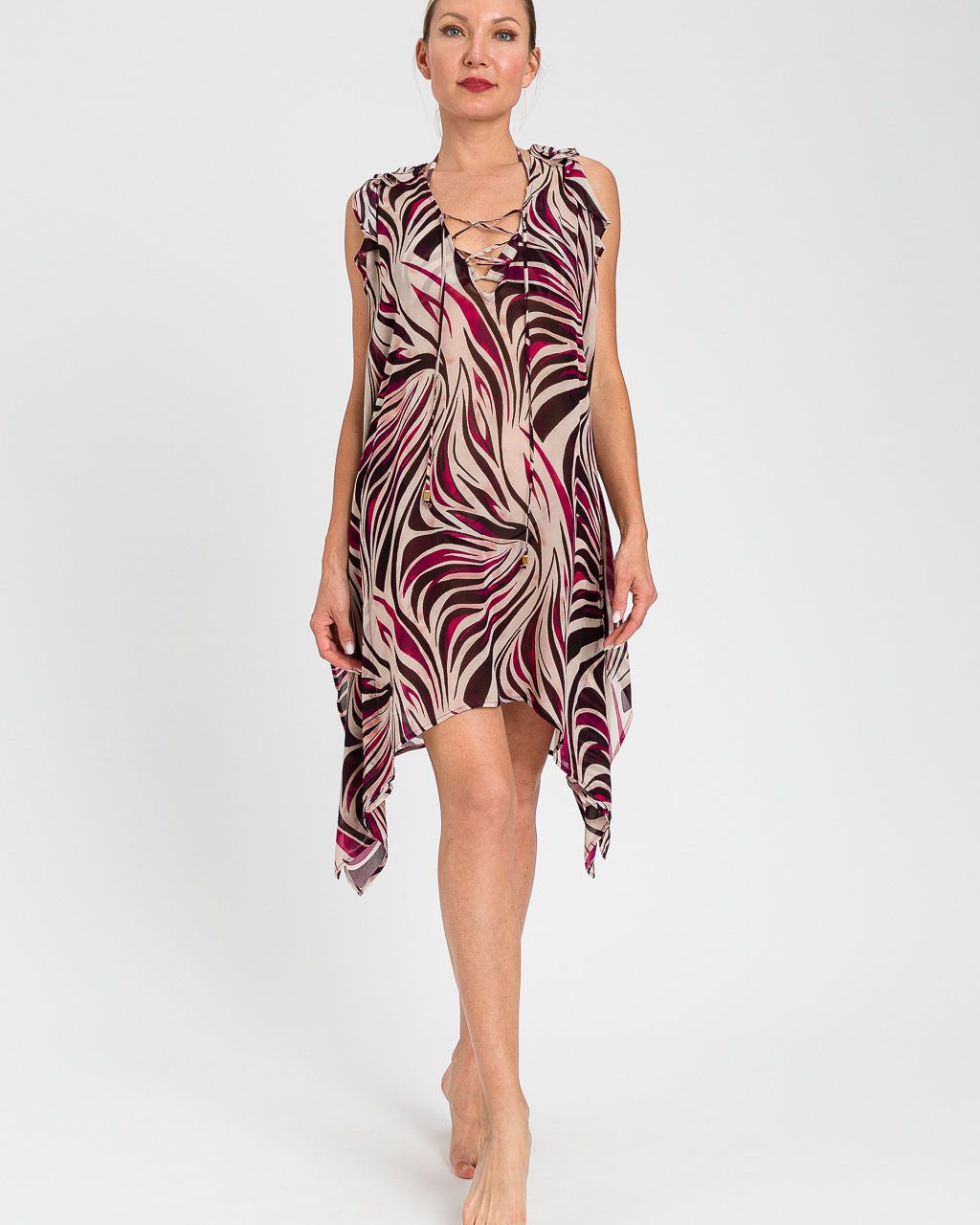 Kaftano Stampa Zebra