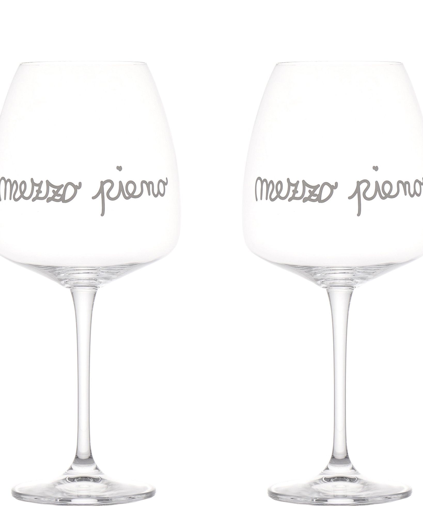 Set 2 calici vino Il mio rosso preferito 77cl