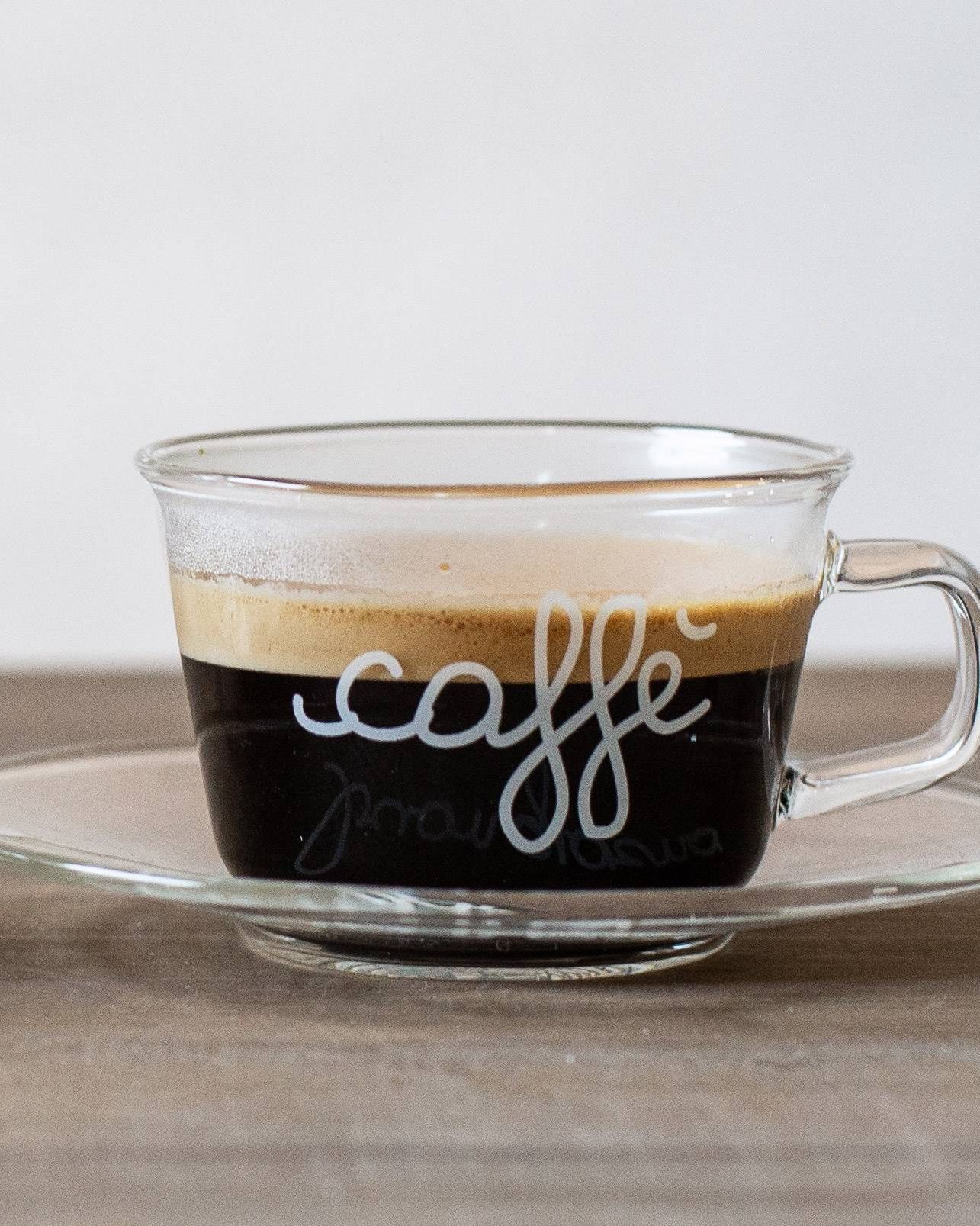 Set 2 tazzine espresso con piattino Pausa Caffè