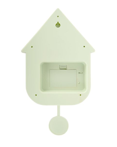 Orologio da parete Modern Cucù Soft Green