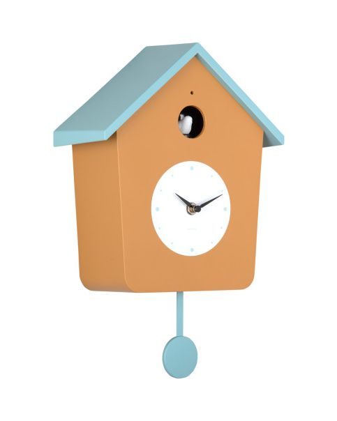 Orologio da parete Cucù Light Giallo Ocra