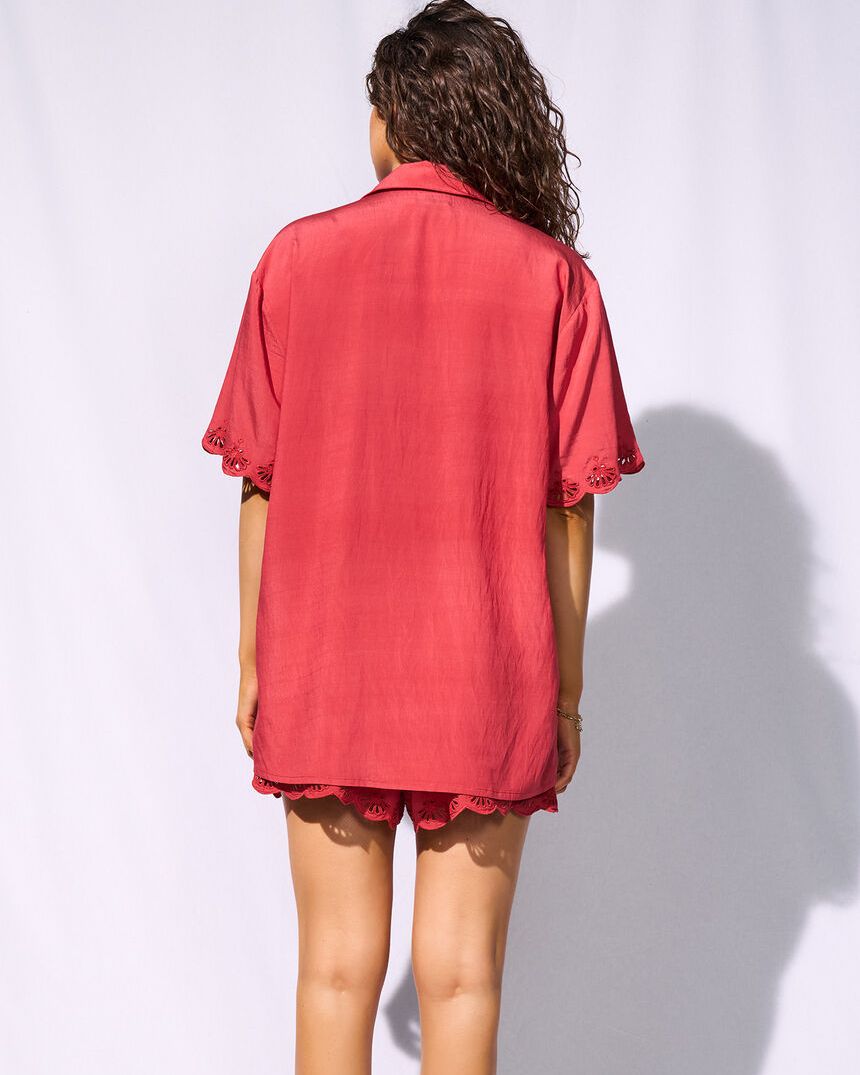 Camicia Crimson Dusk