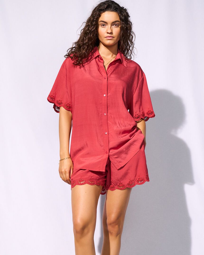 Camicia Crimson Dusk