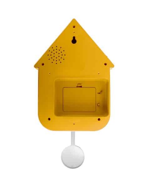 Orologio da parete Cucù Dupla Color Mango yellow & soft blue