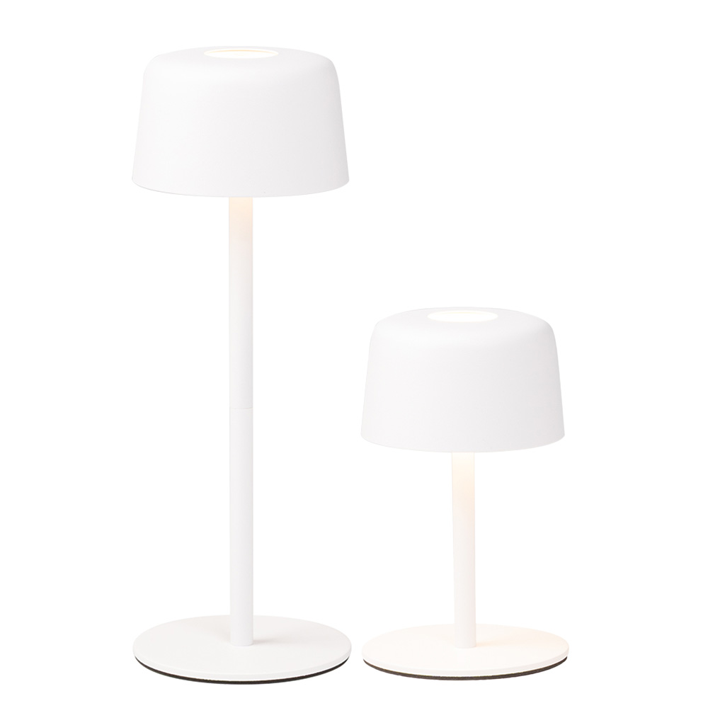 Lampada da Tavolo Bianco Opaco