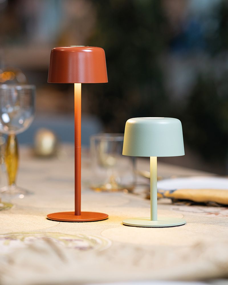 Lampada da Tavolo Bianco Opaco