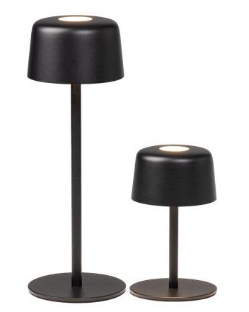 Lampada da Tavolo Nero Opaco