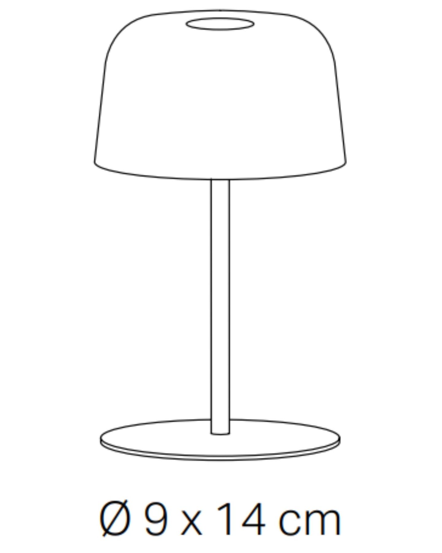 Lampada da Tavolo Salvia Opaco