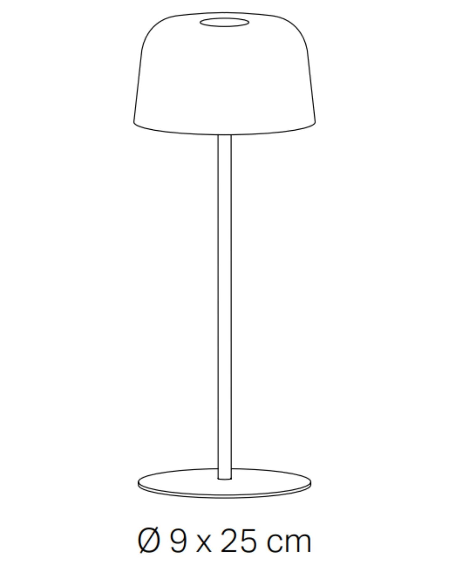 Lampada da Tavolo Terra Opaco