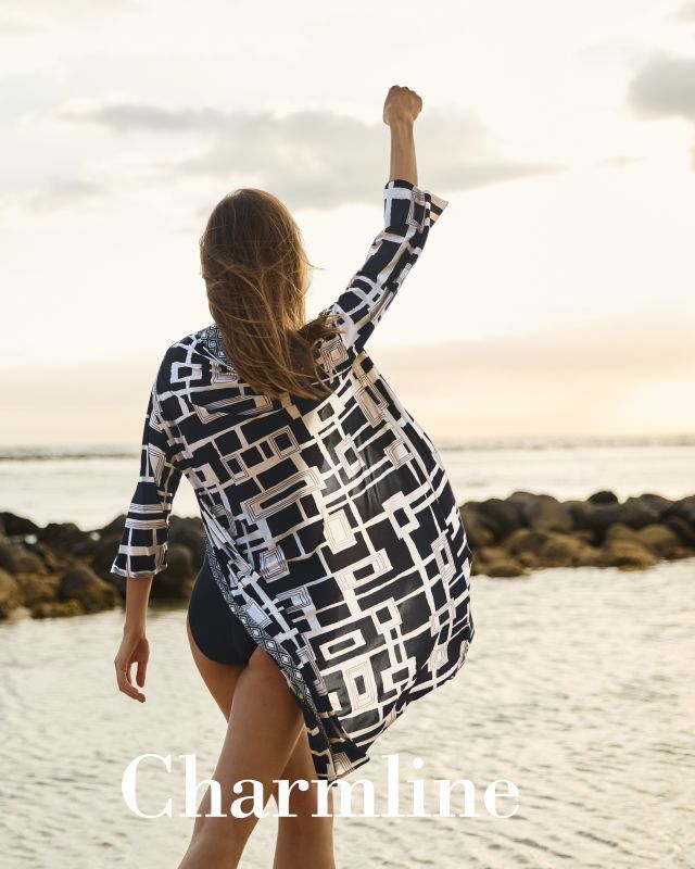 Graphic Frame Caftano