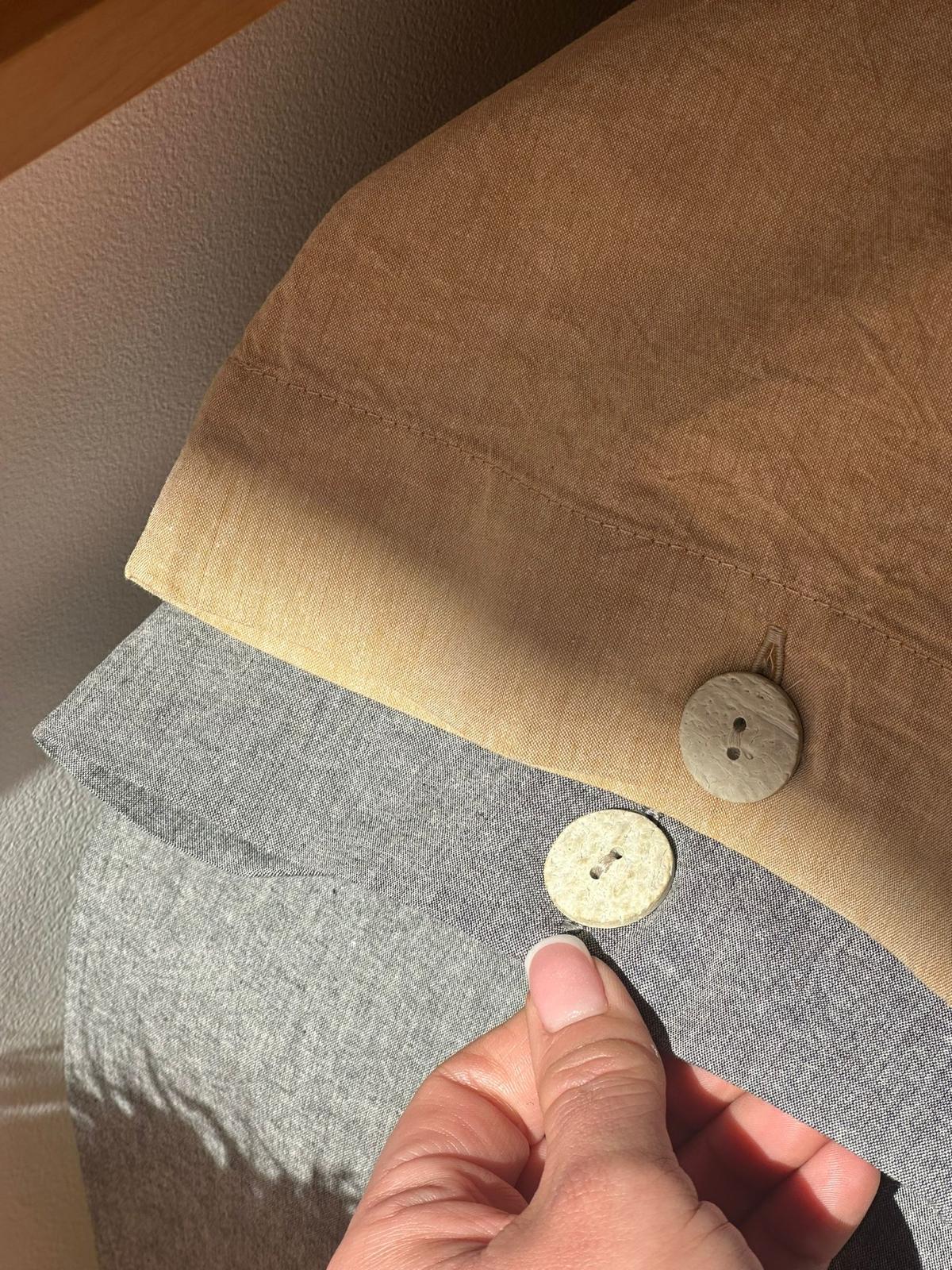 Viola Coppia Federe con Bottoni