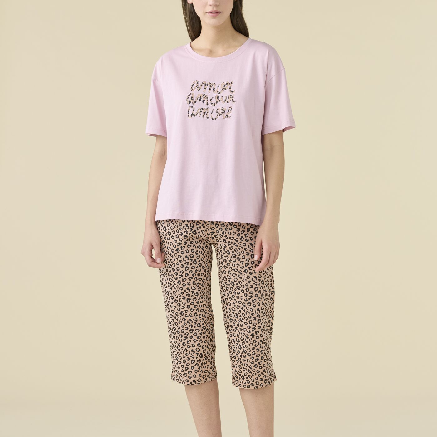 Animalier Lover Pigiama Donna in Cotone