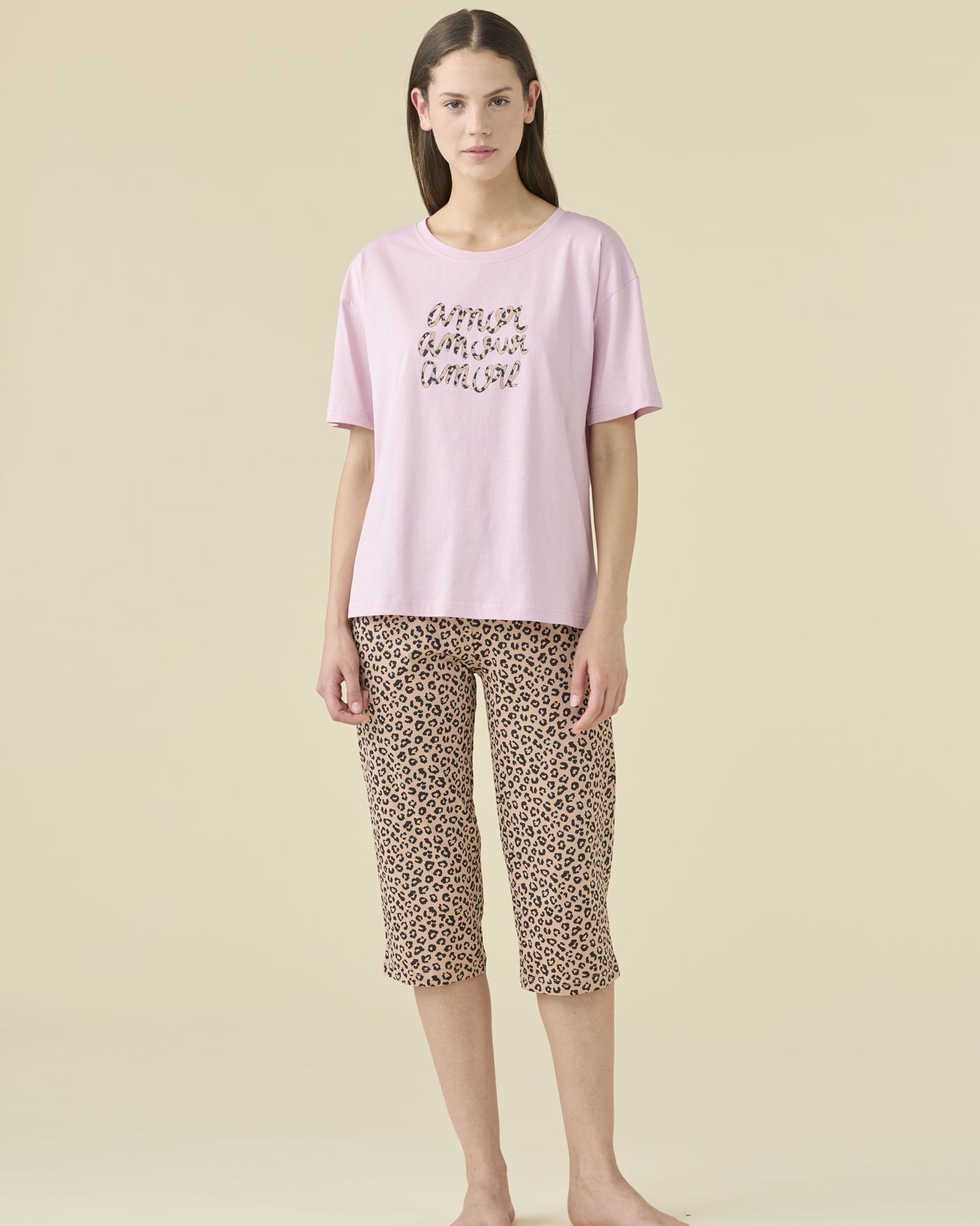 Animalier Lover Pigiama Donna in Cotone