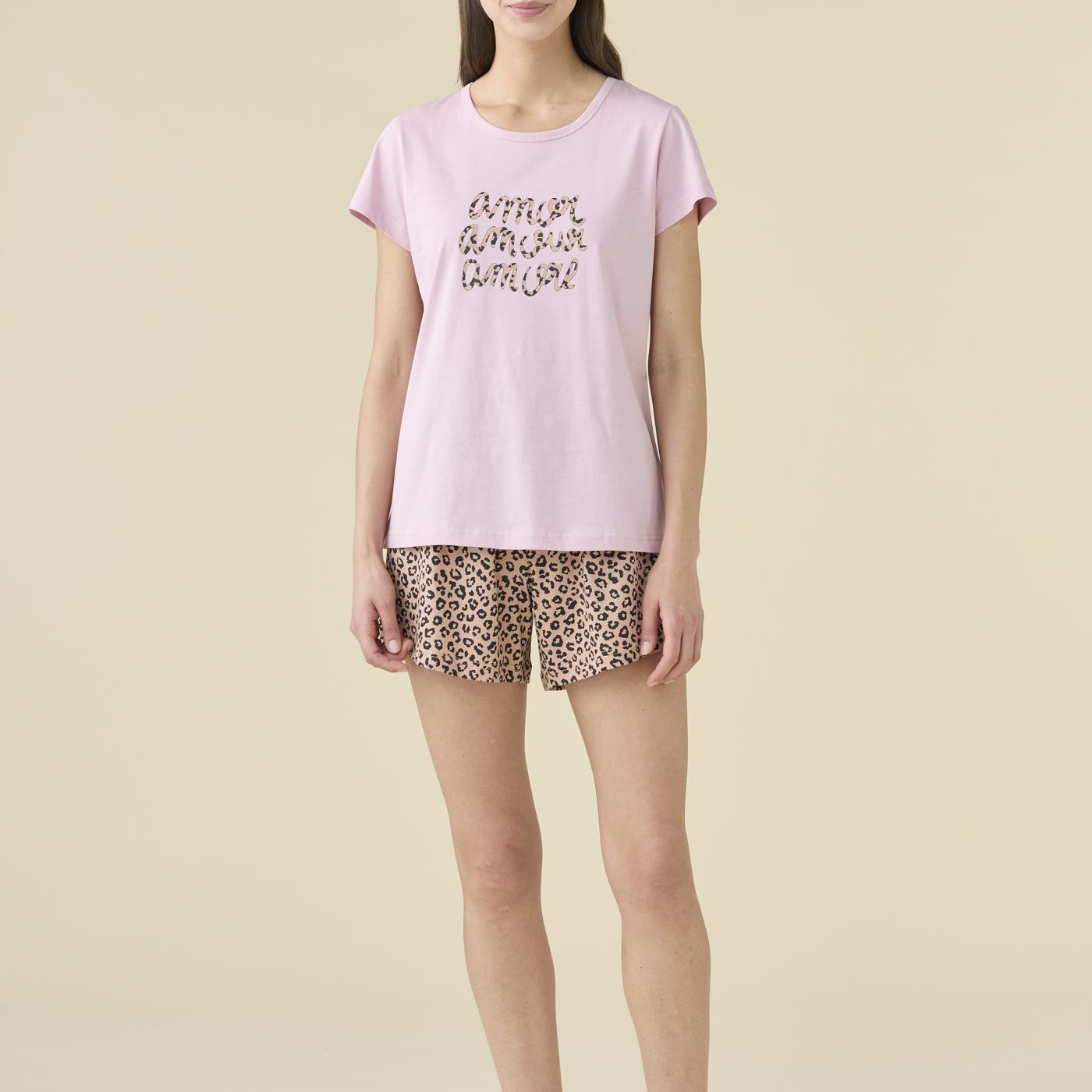 Animalier Pigiama Donna in Cotone