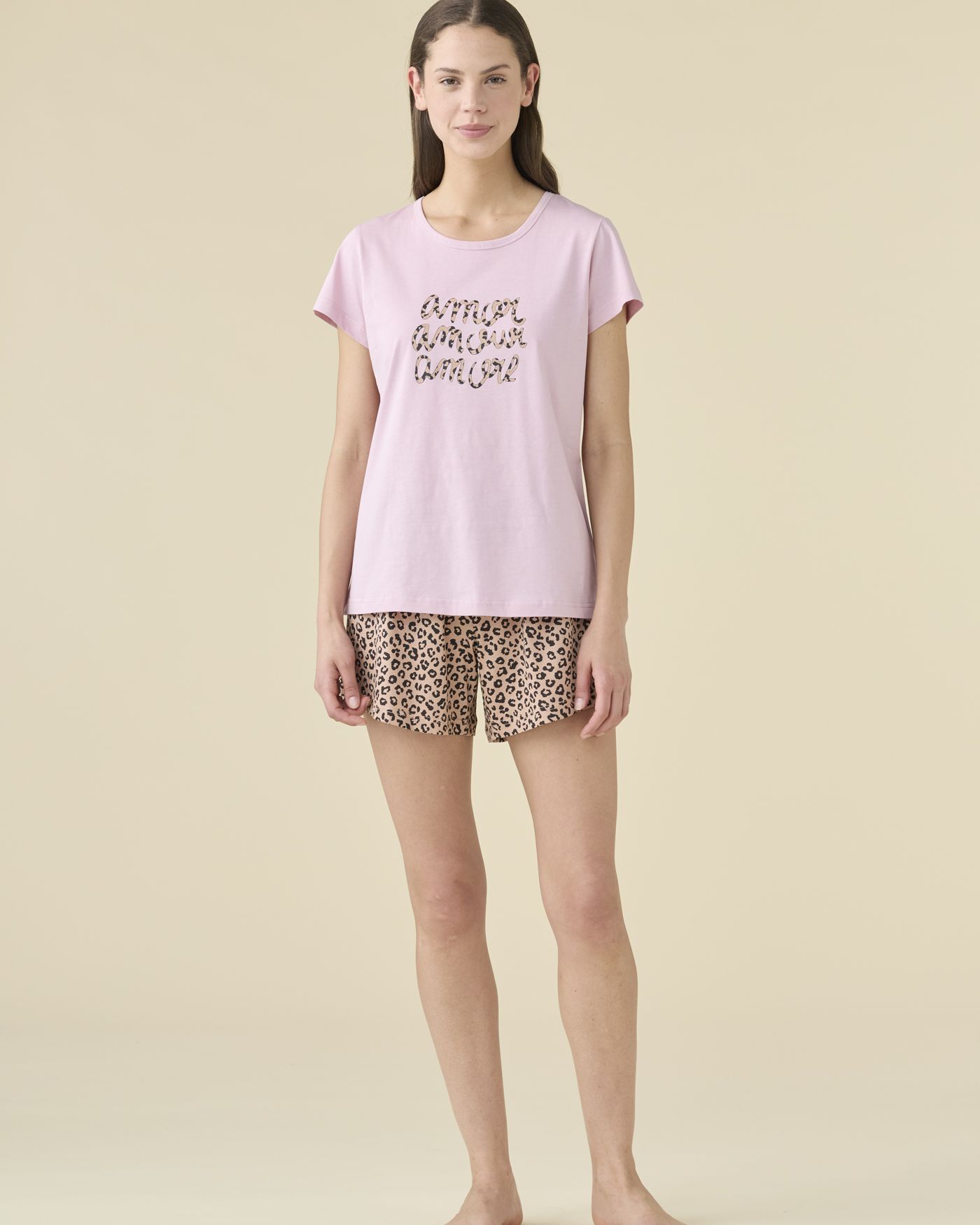 Animalier Pigiama Donna in Cotone