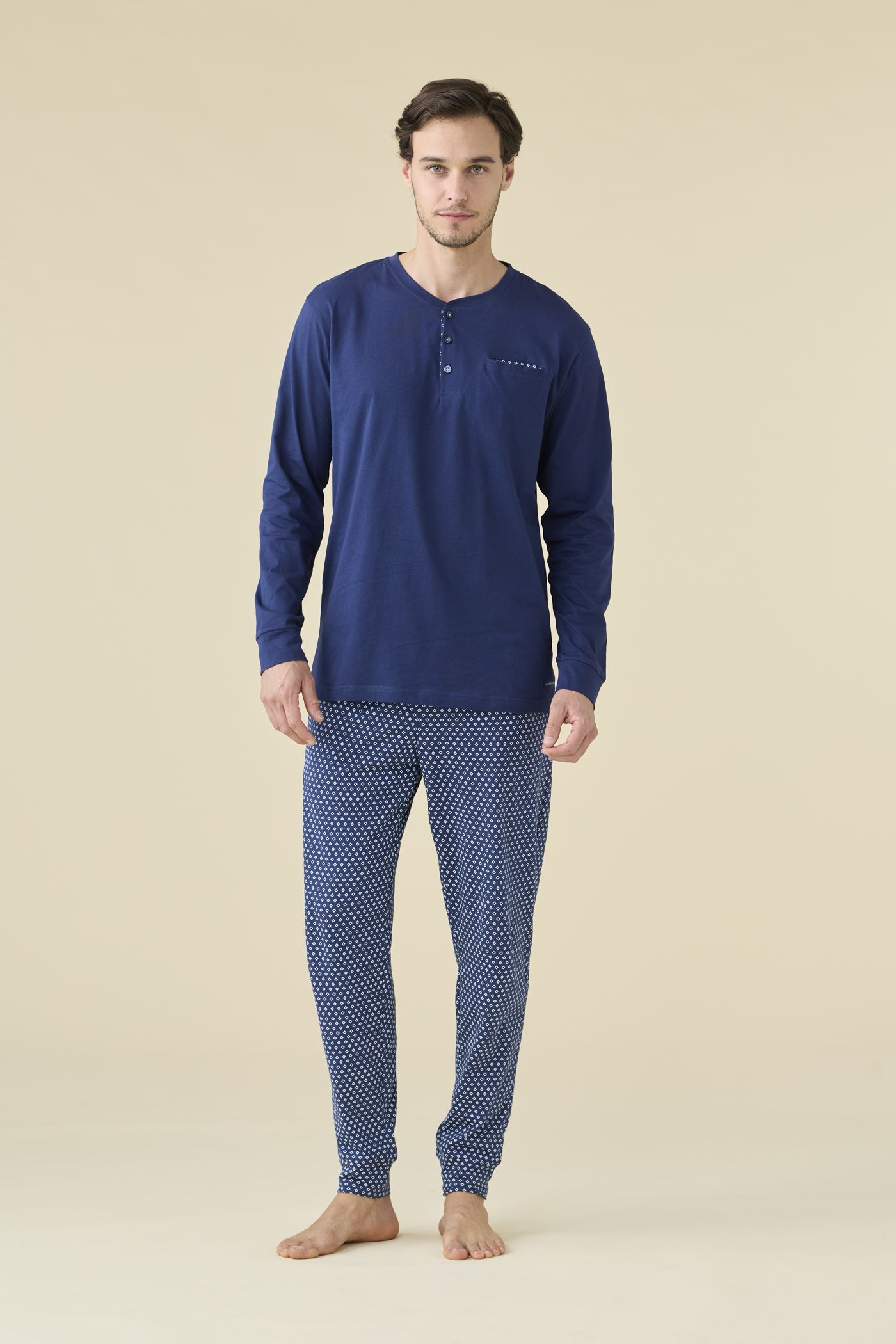 Stripes Pigiama Uomo in cotone