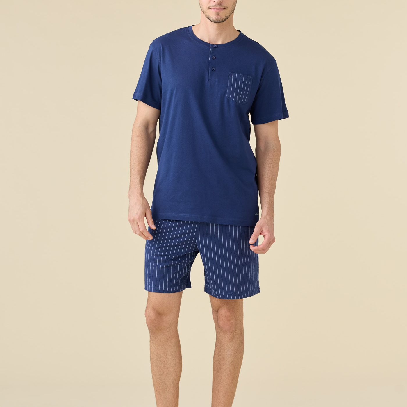 Stripes Pigiama Uomo in cotone