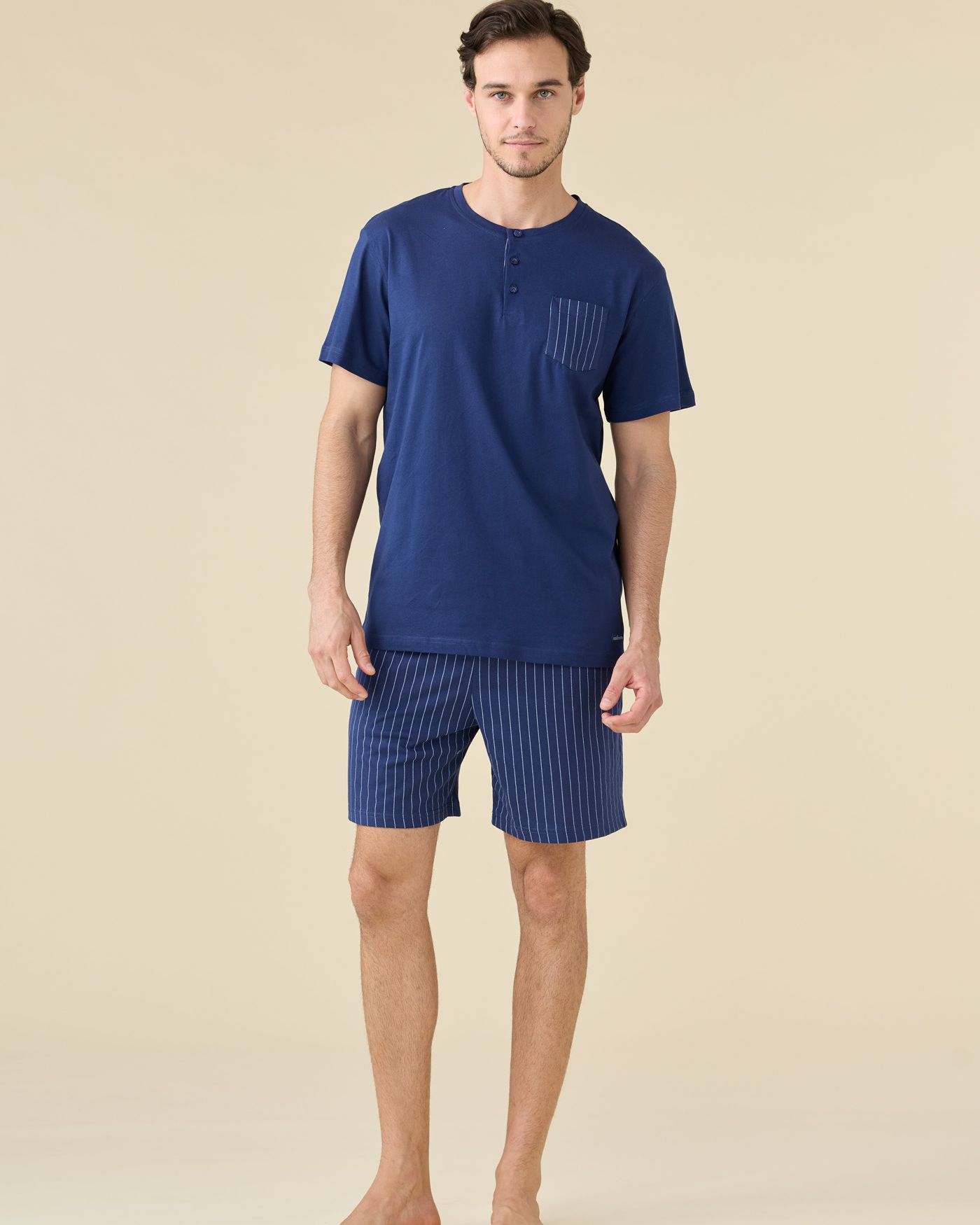 Stripes Pigiama Uomo in cotone