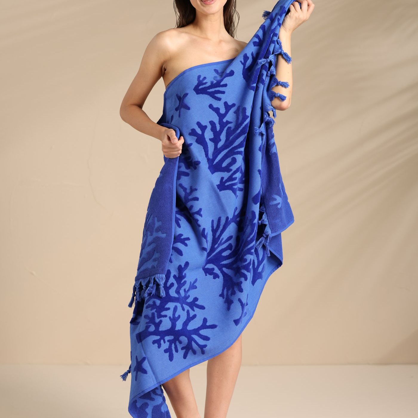 Telo Mare in Spugna Velour Rasato