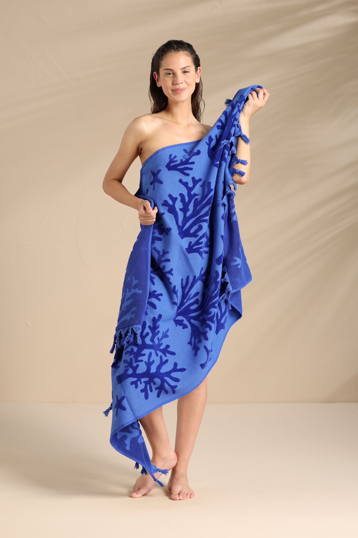 Telo Mare in Spugna Velour Rasato