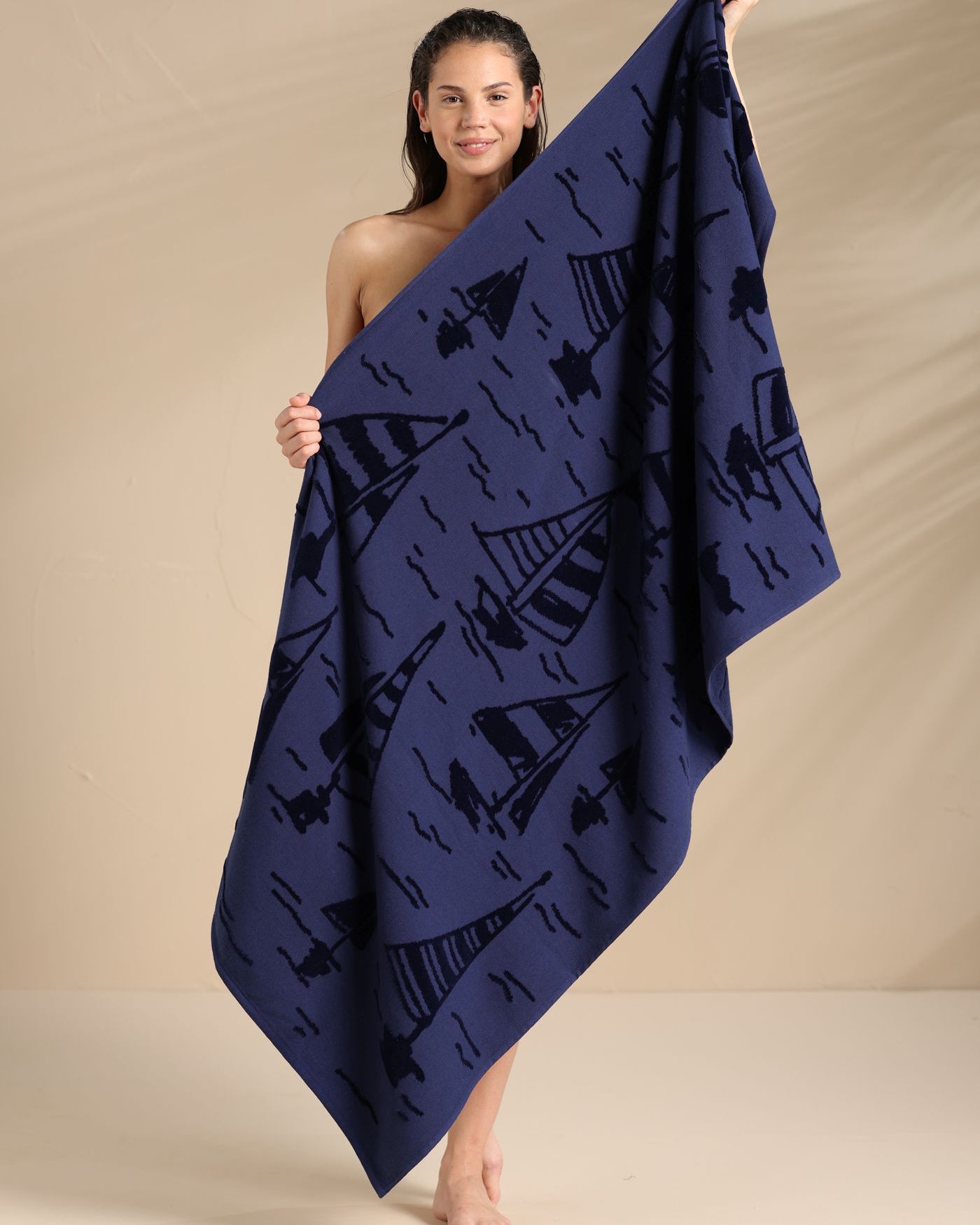 Telo Mare in Spugna Velour Rasato