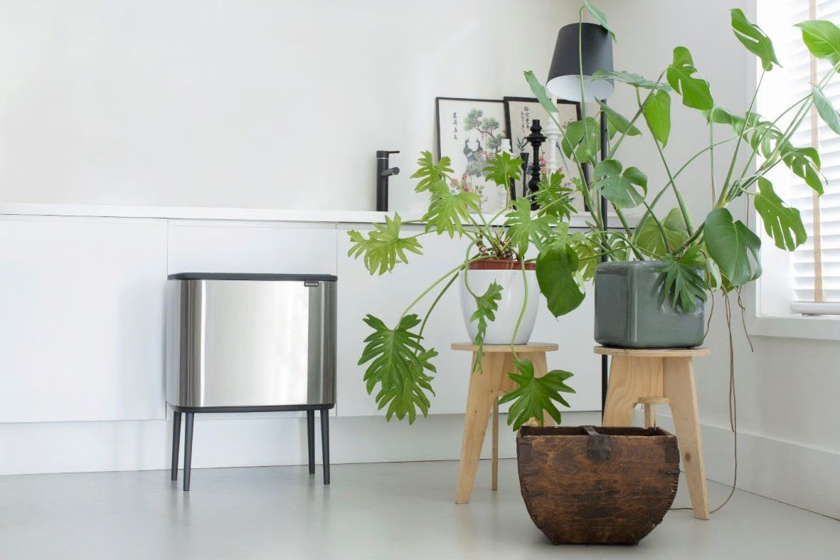 Pattumiera Bo Touch 11 + 23 litri - Matt Steel Fingerprint Proof