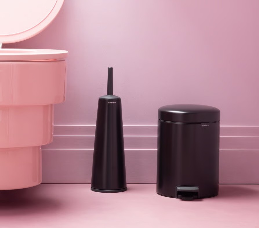 Pattumiera a Pedala NewIcon Nero 5L