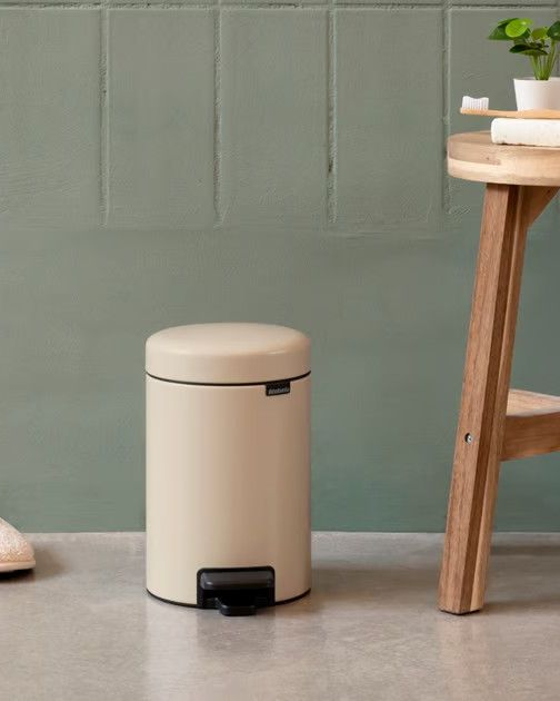 Pattumiera a pedale NewIcon Beige